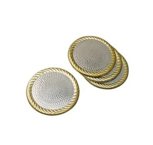 Luxury Handmade Round Natural Marble Gold <b>coaster</b> Marble Brass <b>coaster</b> - Product Image 5