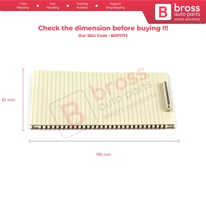 BDP1173 Cubierta Deslizante para Consola Central, Color Beige 20468047089051 para W204 E W207 W212 - Product Image 5