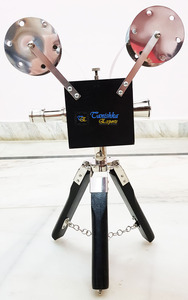 Vintage Table Clock Retro Projector With Black Wood <b>Tripod</b> Stand Clock Studio Projector Black Color Clock Home & Office Decor - Product Image 5