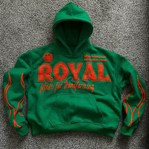 Factory Custom Embroidery Patch Printing Rhinestone Acid Wash Full <b>Zip</b> Breathable Winter <b>Hoodie</b> Men Heavyweight Fleece 100% - Product Image 6