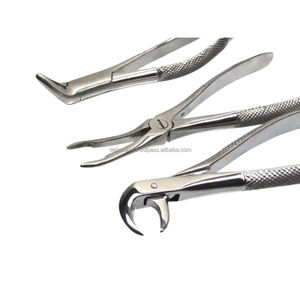 ชุดคีมถอนฟันสแตนเลสแบบใช้มือสำหรับผู้ใหญ่ ด้ามจับตามหลักสรีรศาสตร์ เครื่องมือผ่าตัดระดับมืออาชีพ - Product Image 4