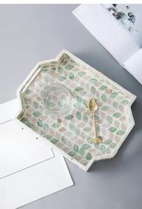 Plateaux de service de luxe en nacre de haute qualité, meilleure vente, fabriqués à la main du vietnam - Product Image 3