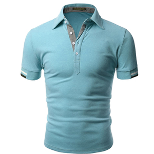 Tricot personnalisé de haute qualité pour hommes pour polos décontracté à manches courtes classique chemises de golf bouton pour le travail Occasion Anti-rides - Product Image 4