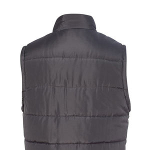 Chaqueta acolchada sin mangas para hombre ligera con relleno de plumón liso teñido, prendas de vestir informales, chaleco acolchado con logotipo personalizado - Product Image 6