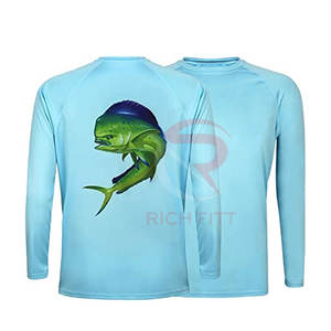 Nueva llegada Venta directa de fábrica Camisetas de pesca para hombres Camisetas de pesca de la mejor calidad Camisetas de secado rápido Ropa de hombre - Product Image 5