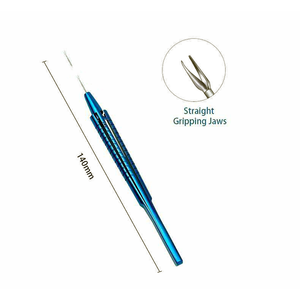 Forceps de Capsulorhexis en Acier Inoxydable Premium 23G Manuel Haute Précision Instrument Chirurgical Ophtalmique Certifié CE Vente en Gros - Product Image 6
