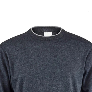 2025 superventas algodón poliéster cuello redondo sudaderas hombres Casual Color sólido Hombres Nuevo otoño moda Simple marca hombre sudadera - Product Image 3