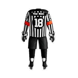 Trajes uniformes de hockey sobre hielo por encargo de alta calidad para hombres con servicios de impresión de logotipos OEM ODM disponibles - Product Image 2