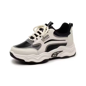 Chaussures décontractées pour femmes, confortables, en cuir de vache, baskets tendance, style de marche - Product Image 3