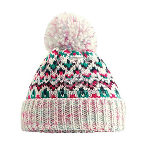 Vente en ligne directe d'usine 100% laine Jacquard Beanie chapeaux marque privée personnalisée bas quantité minimale de commande direct du fabricant - Product Image 3