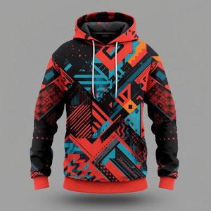 For Style Winter Polyester/Nylon Fleece Pullover Hoodie Sweatshirt Embroidered Digital Printing OEM/ODM Private Label Options - Product Image 1