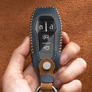 福特融合野马探索者F150 F250 F350 EcoSport Edge S-MAX Ranger林肯蒙迪欧的3/4按钮汽车钥匙盒全盖 - Product Image 3