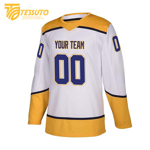เสื้อเจอร์ซีย์เล่นฮ็อกกี้น้ำแข็งเสื้อกีฬาฮ็อกกี้น้ำแข็งออกแบบได้ตามต้องการสำหรับอุตสาหกรรม - Product Image 2
