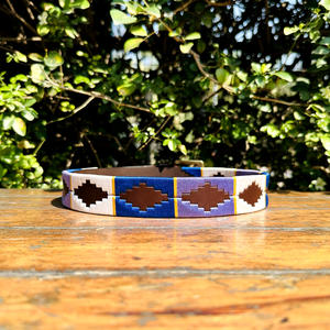 Gaucho Argentina Premium Water Buffalo Ceinture de polo en cuir avec boucle en laiton massif 100% Durable 35MM de largeur unisexe - Product Image 2