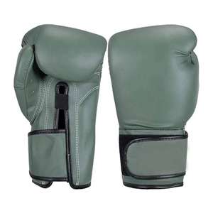Guantes de boxeo para hombre con impresión personalizada de alta calidad, guantes de boxeo de cuero para hombre con logotipo de diseño personalizado para uso en entrenamiento - Product Image 2