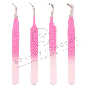 Lot de 4 pinces à épiler en acier inoxydable de la plus haute qualité, meilleur fournisseur, service OEM, pour les soins personnels, par Beauty Concept International - Product Image 6