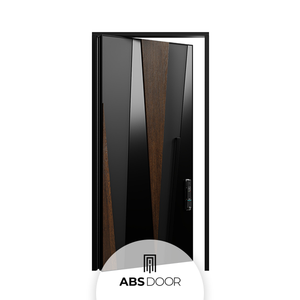Puerta de Seguridad de Acero Inoxidable Manual de Lujo ABSDOOR VEROSA, Aislamiento Térmico Pivotante, Diseño Moderno, Entrada de Villa, Hotel, Turquía - Product Image 6