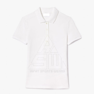 Camiseta Casual de Manga Corta para Mujer - Tejido de Poliéster/Algodón Transpirable de Secado Rápido y Ecológico, Diseño Liso, MOQ Bajo - Product Image 6