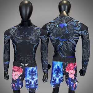 Prix d'usine Offre Spéciale produit MMA sur mesure Rash Guard en ligne vente dernière conception Rash Guard pour hommes - Product Image 1