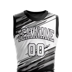 New Design Basketball Uniforms Hot Selling Basketball Wear Kids Quick Dry Sublimated Basketball Uniform Set - Product Image 6