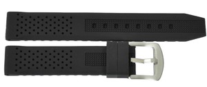 Unisex JD005 Sport Smart <b>Watch</b> Bands Black Water-Resistant Breathable Silicone Soft Stainless Steel Buckle 27cm 18-24mm Boxed - Product Image 6