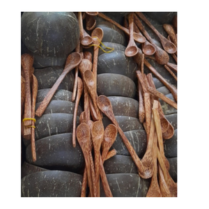 Proveedor de tazón de cáscara de coco de Vietnam, natural, hecho a mano y seguro para los alimentos, OEM, embalaje a granel disponible bajo petición. - Product Image 5