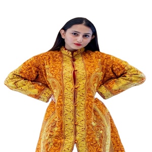 ชุดเดรสคาฟตันสำหรับผู้หญิง ยี่ห้อ Kanya Libas ผ้าเรยอนผสมลินินและคอตตอน สไตล์อินเดีย/ปากีสถาน ไซส์ผู้ใหญ่ - Product Image 1