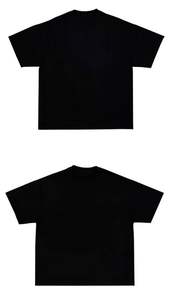 T-shirt à manches courtes en coton épais 230g pour hommes T-shirt à manches courtes en pur coton ample de couleur unie - Product Image 4