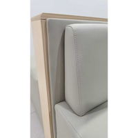 Canapé/banc en cuir dos à dos durable pour les espaces publics-Idéal pour les bureaux, les salons et les hôtels