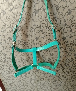 Cabestro impermeable personalizable duradero de cuero de PVC de la mejor venta con acolchado de cuero suave para uso ecuestre - Product Image 2