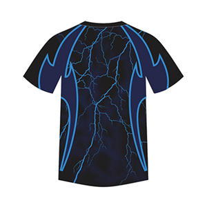 เสื้อเบสบอลคอกลมคุณภาพสูง ระบายอากาศได้ดี ผลิตจากโพลีเอสเตอร์ 100% สำหรับผู้ใหญ่ ราคาขายส่ง รับสั่งทำปักชื่อ/หมายเลขแบบซับลิเมชั่น - Product Image 3