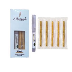 Boîte de Miswakit Chaque boîte de Miswakit contenant 5 Miswaks de Peelu + 1 support en plastique à des prix très bas Miswaks frais de haute qualité - Product Image 2