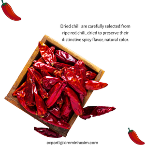 พริกแห้งพรีเมียม รสเผ็ด หั่นเป็นชิ้น บรรจุสุญญากาศ 100% สดใหม่ นำเข้าและแปรรูปอาหาร - Product Image 2