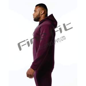 Sudadera básica informal para hombre, sudadera cómoda de mezcla de algodón para uso diario, estilo callejero, holgada, para invierno - Product Image 4