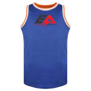 Camiseta de baloncesto sublimada Reversible de alta calidad al por mayor para hombre 100% poliéster logotipo impreso personalizado Unisex XL Reversible - Product Image 1