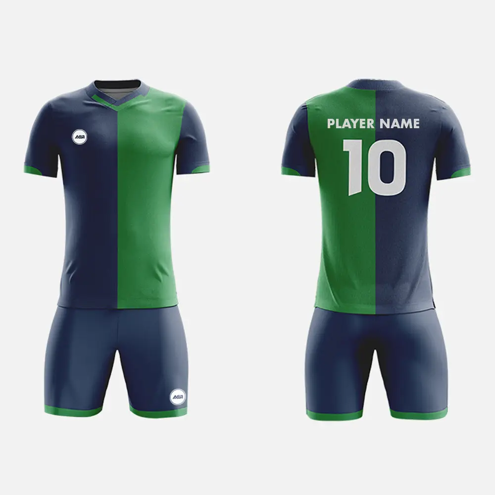 Uniforme de futebol de alta qualidade, kit de camisa de futebol 100% poliéster personalizado, uniforme de futebol de alta qualidade, tendência mais recente, preço de fábrica