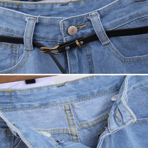 2025 nouveau été jean Shorts pour femmes décontracté lavé femmes Shorts Premium personnalisé élégant Denim Shorts - Product Image 5