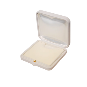 Caja de almacenamiento de collar elegante de 90x90x29mm, vitrina cuadrada para collar - Product Image 1