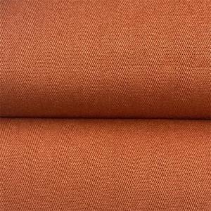 100% Cotton Reactive Solid Herringbone Weaving Pants Woven Fabric - Product Image 1