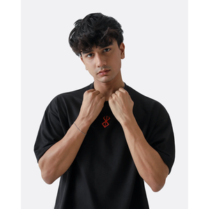 Camiseta de Mezclilla para Hombre con Estampado Puff y Transpirable - Fabricante Mayorista - Product Image 1