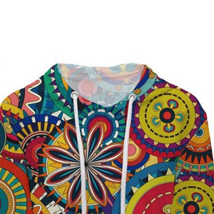Invierno grueso polar 400G 40% algodón recortado Sudadera con capucha Premium Puff impresión Streetwear impreso Sudadera con capucha personalizada para hombres - Product Image 4