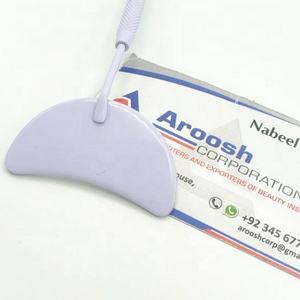 Espejo de Inspección de Pestañas de Acero Inoxidable con Forma de Media Luna, Color Personalizado al por Mayor, Marca Privada para Artistas de Pestañas, Punta Puntiaguda, Duradero - Product Image 6