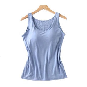 Alta calidad al por mayor personalizado de las mujeres de secado rápido de entrenamiento de yoga sin mangas Tops Regular Fit Yoga Active wear Tank Top - Product Image 1