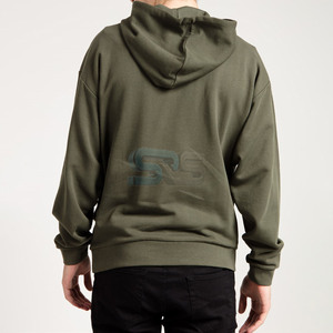 Lo último en algodón mezclado personalizado Logo hombres sudaderas con capucha Puff impreso transpirable secado rápido pulóver entrenamiento sudaderas con capucha ropa Casual - Product Image 2