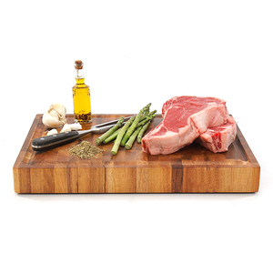 Vente en gros de planche à découper en bambou de haute qualité Nouveau design Planche à fromage de service en bois d'usine Offre spéciale Planche à découper en cuisine - Product Image 5