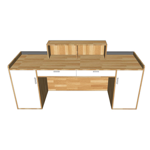 Mostrador de Recepción Moderno y Lujoso BLT68015 con Cajones Resistentes de Madera de Caucho para Clínica, Hotel, Salón de Belleza, Gimnasio, Escuela, Bar, Spa - Product Image 4