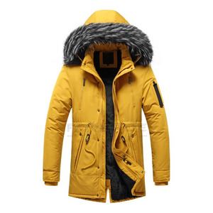 2024 Solid Color <b>Casual</b> <b>Men</b> Winter <b>Jacket</b> Streetwear New Fashion Windproof <b>Men</b> Winter <b>Jacket</b> - Product Image 1
