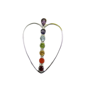 Vente en gros de pendentifs en argent sterling massif 925 pierres précieuses de couleur naturelle faite à la main bijoux en argent pendentif à breloque en argent massif - Product Image 1