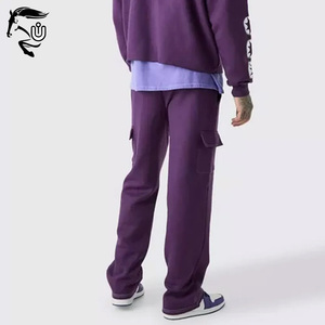 Trajes de chándal, 2 uds., trajes de jogging con cremallera, estampado de transferencia de calor, chándal de algodón, pantalones de chándal acampanados de carga y Sudadera con capucha, conjunto de Jogger - Product Image 6