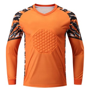 Uniforme de football à manches longues à sublimation complète vêtements de football respirants maillot de football d'entraînement personnalisé chemise de gardien de but - Product Image 1